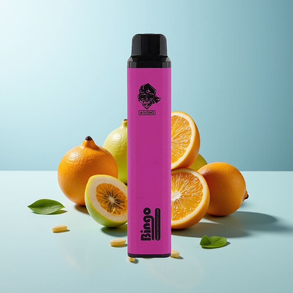 Aivono Aim Bingo 4000 Пуфове Портокал Страст Фрукт Гуава 10 mL 1000mAh