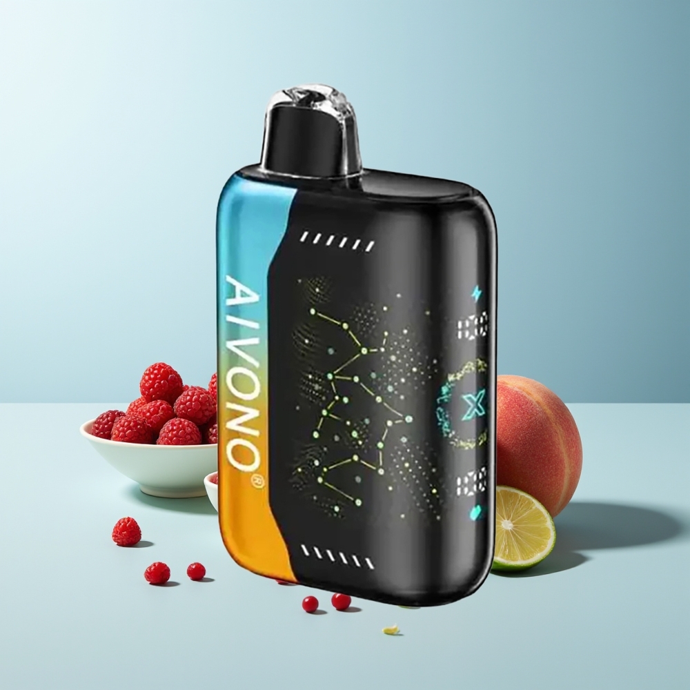 Aivono Aim Boom 25000 Пуфа Малина Праскова Лайм 28ml 650mAh 1.2ohm Mesh Type-C