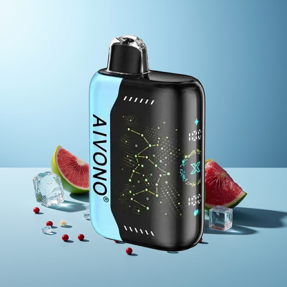 Aivono Aim Boom 25000 Пуфове Синя Малина Лед 28ml 650mAh Type-C