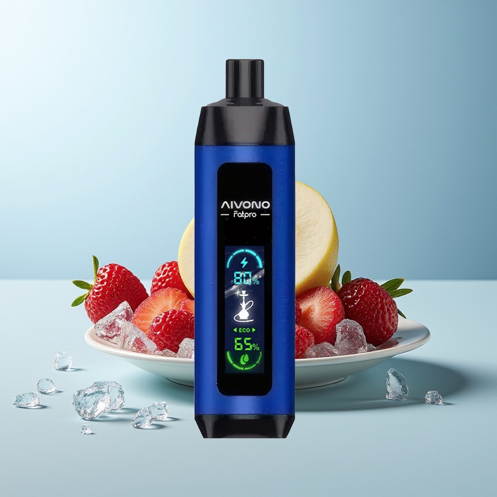Aivono Aim Fatpro 22000 Пуфса Ягодов Лед 28ml 600mah 0.6ohm Mesh Eco/Boost Dual Modes