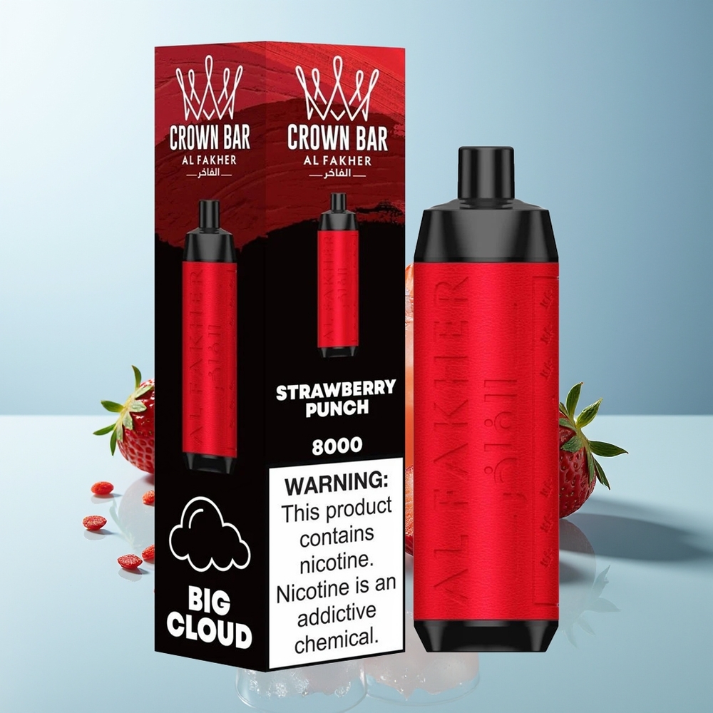 Al Fakher Crown Bar 8000 Ягодов Удар 600mah 18ml 5mg 0.6ohm