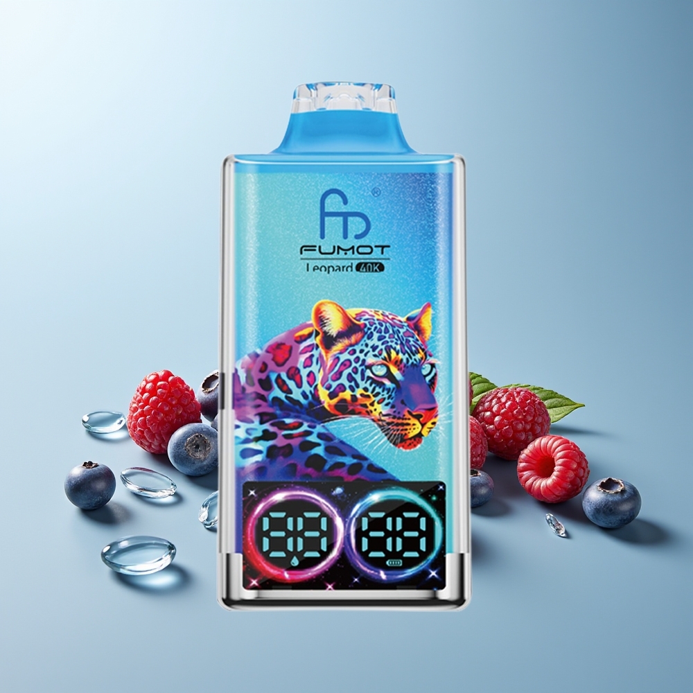 Fumot Leopard 40000 Пуфове Диспоузебл Вейп Боровинка Малина Dual Mesh 700mAh
