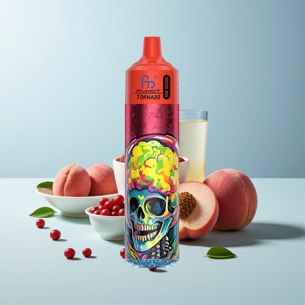 Fumot RandM Tornado 30000 Пуфове Праскови Ягоди 30mL 2%/5% 600mAh