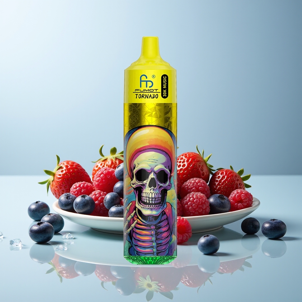 Fumot RandM Tornado 30000 Пуфове Ягоди Малини Боровинки 30mL 5% 600mAh