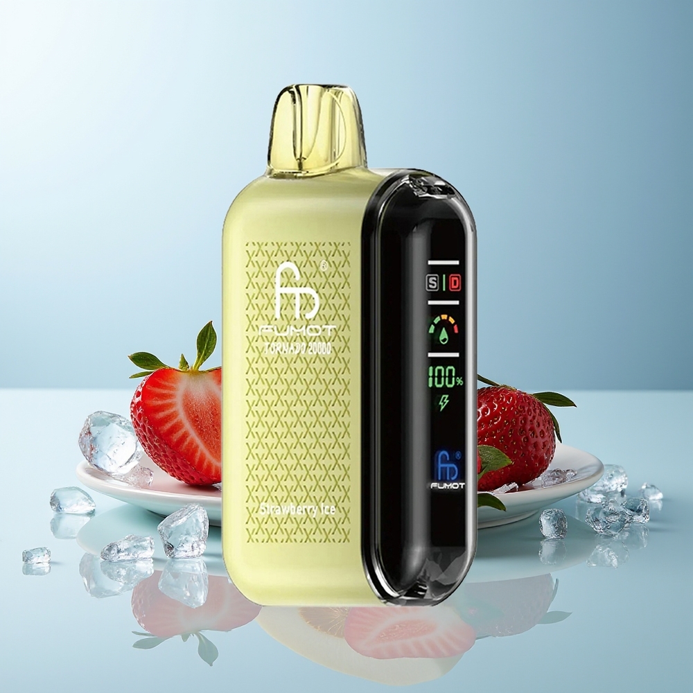 Fumot Tornado 20000 Пуфа Двойна Мрежова Намотка Ягодов Лед 20ml 850mAh