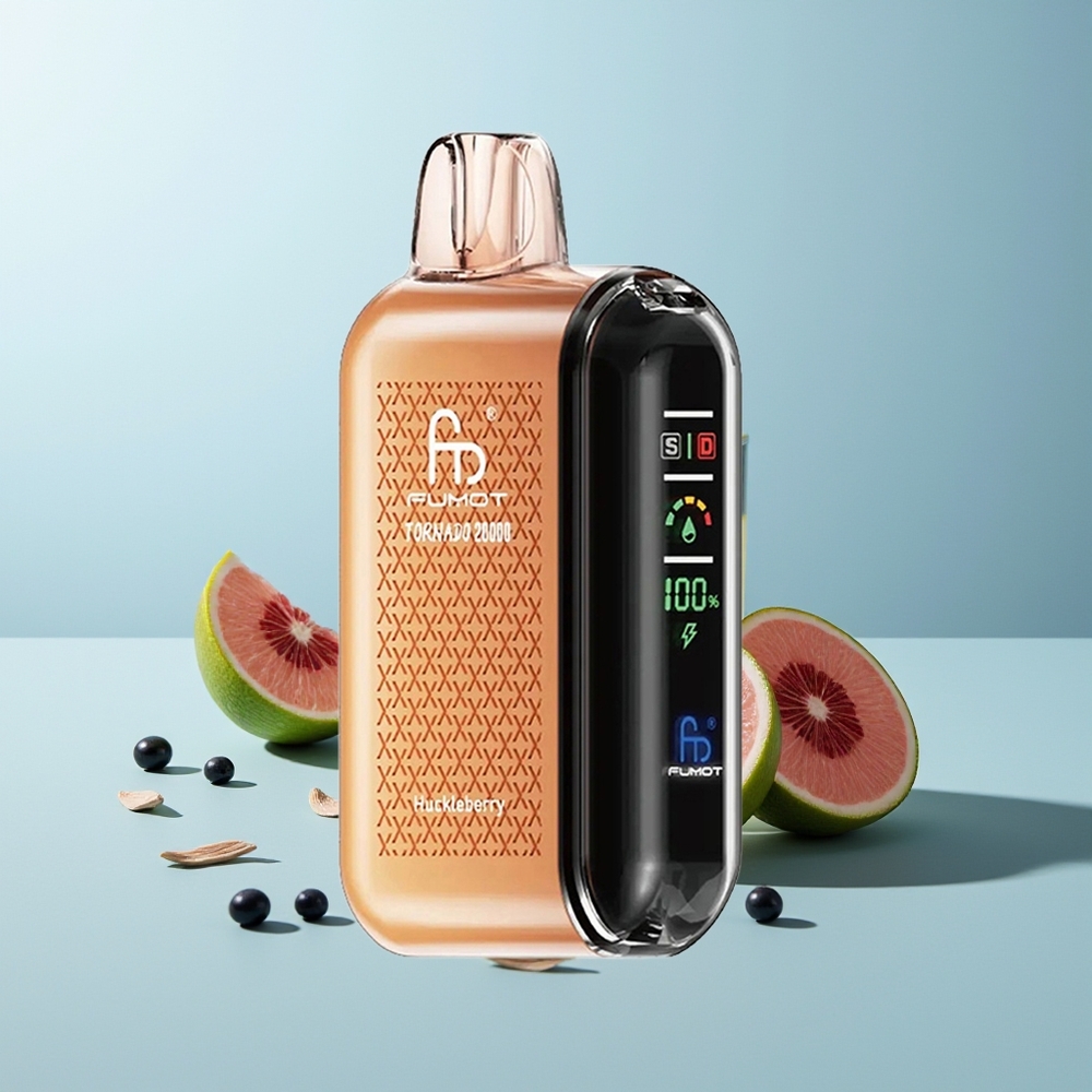 Fumot Tornado 20000 Пуфса Dual Mesh 20ml Smart Display Хъкълбери