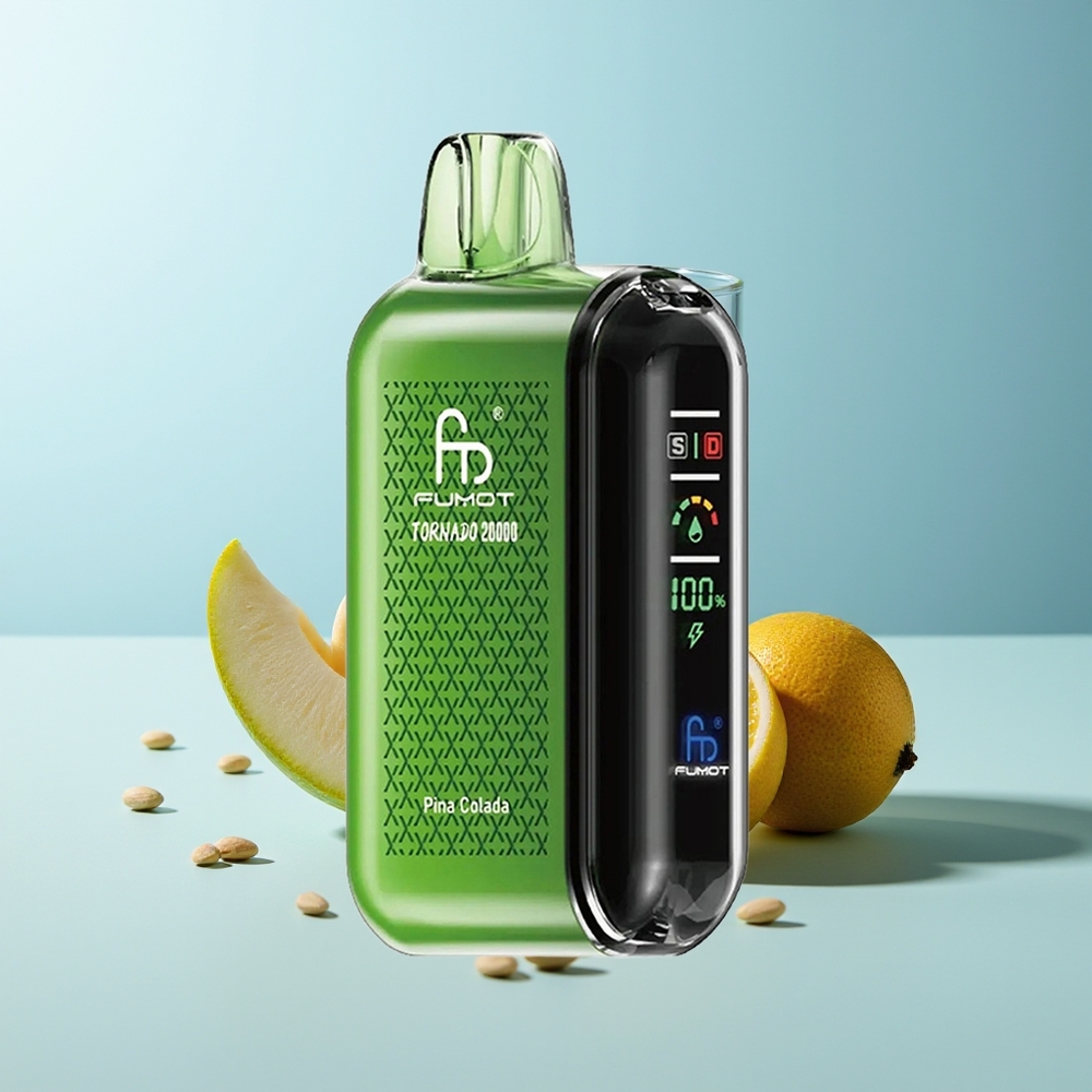 Fumot Tornado 20000 Пуфове Пиня Колада Dual Mesh Coil 20ml 850mAh