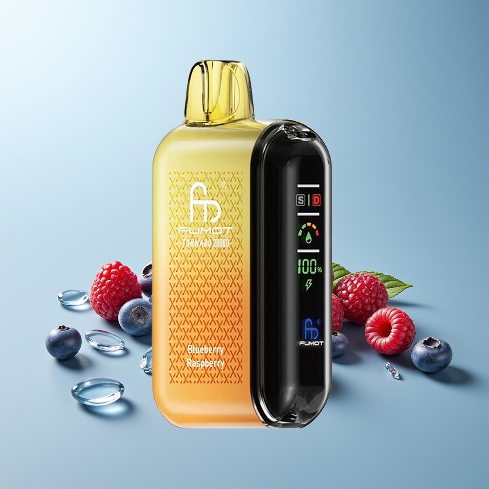 Fumot Tornado 20000 Пуфове Боровинка Малина Dual Mesh Coil Smart Display Airflow Control