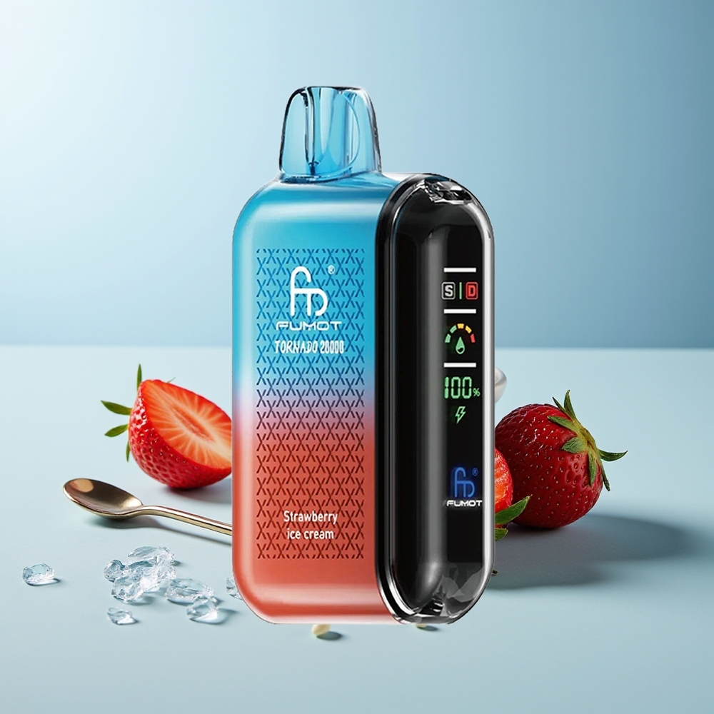 Fumot Tornado 20000 Пуфа Ягодов Сладолед Dual Mesh Coil Smart Display Airflow Control