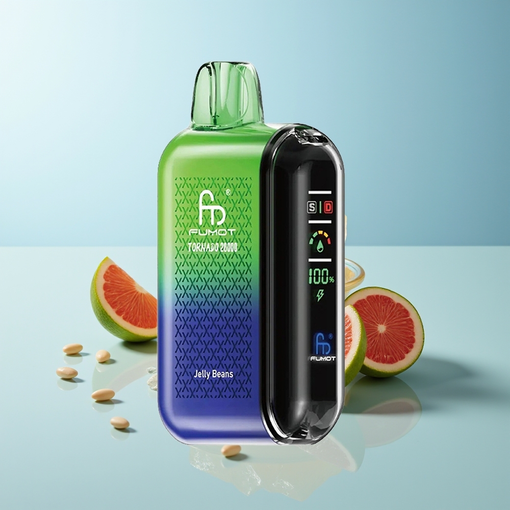 Fumot Tornado 20000 Puffs Dual Mesh Jelly Beans Smart Display