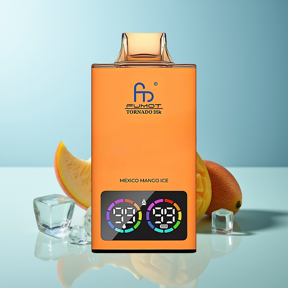 Fumot Tornado 35000 15ml Мексико Манго Лед RGB USB-C Dual Mesh