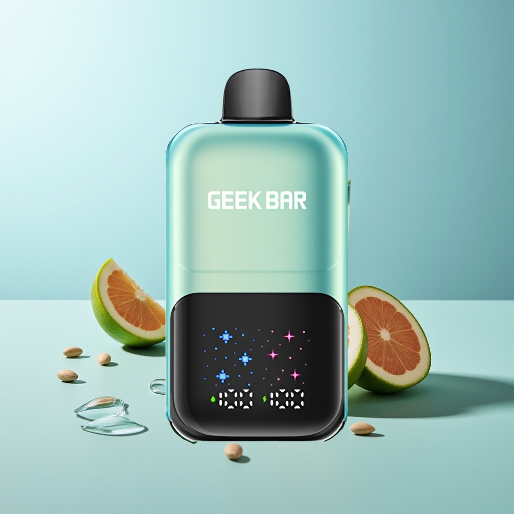 GEEK BAR 2GO 50000 Пуфа Хладен Мента Лед Екран 3 Нива Вкус Двойна Слушалка 20ml