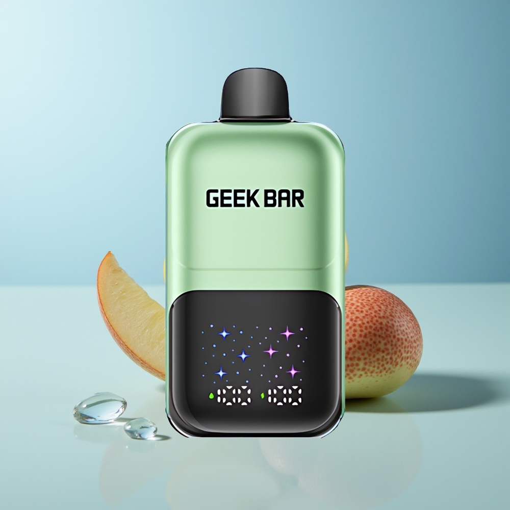 GEEK BAR 2GO 50000 Двойна Ябълка A&B Голям Екран Двойни Резервоари 20ml