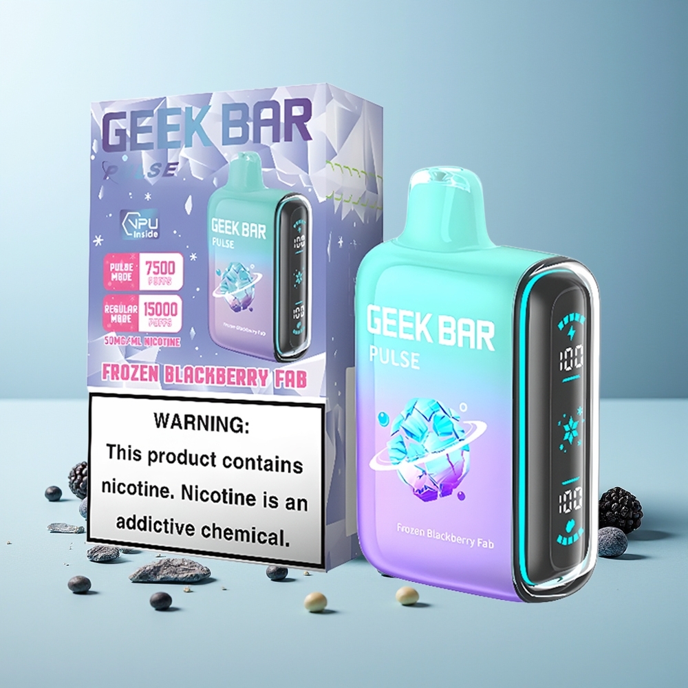 GEEK BAR Pulse 15000 Пуфи 5% Никотин 16ML USB Type-C Замразено Издание
