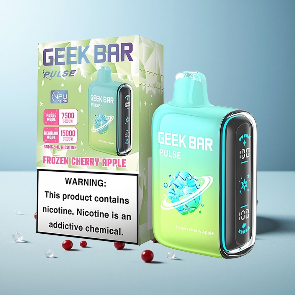 GEEK BAR Pulse 15000 Пуфи 5% Никотин 16ML USB Type-C Замразено Издание