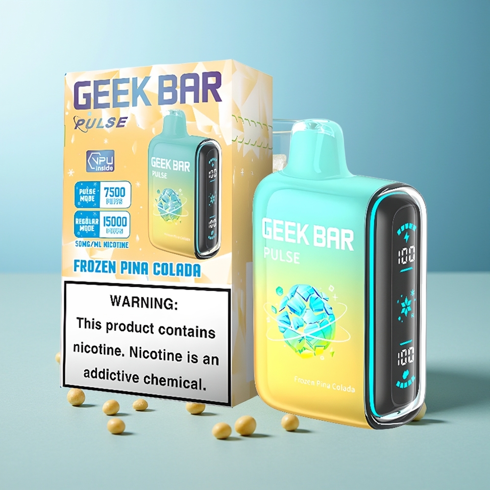 GEEK BAR Pulse 15000 Пуфи 5% Никотин 16ML USB Type-C Замразено Издание