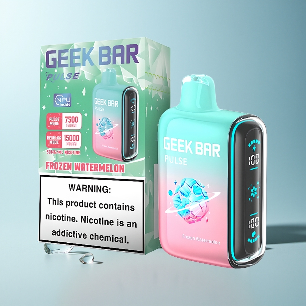GEEK BAR Pulse 15000 Пуфи 5% Никотин 16ML USB Type-C Замразено Издание
