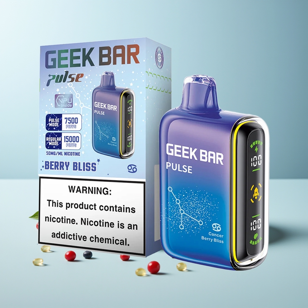 GEEK BAR Pulse 15 000 Пуфове 16ML 5% Зодии USB Type-C