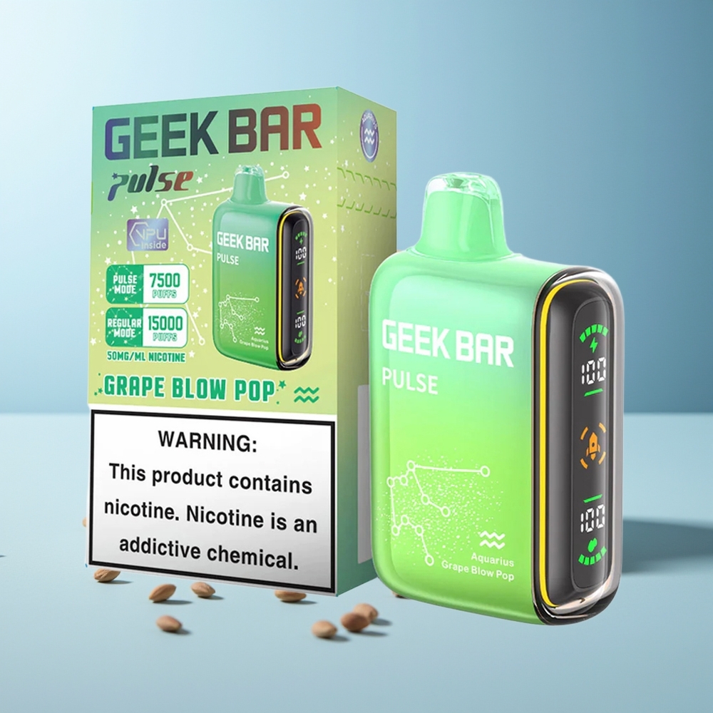GEEK BAR Pulse 15 000 Пуфове 16ML 5% Зодии USB Type-C