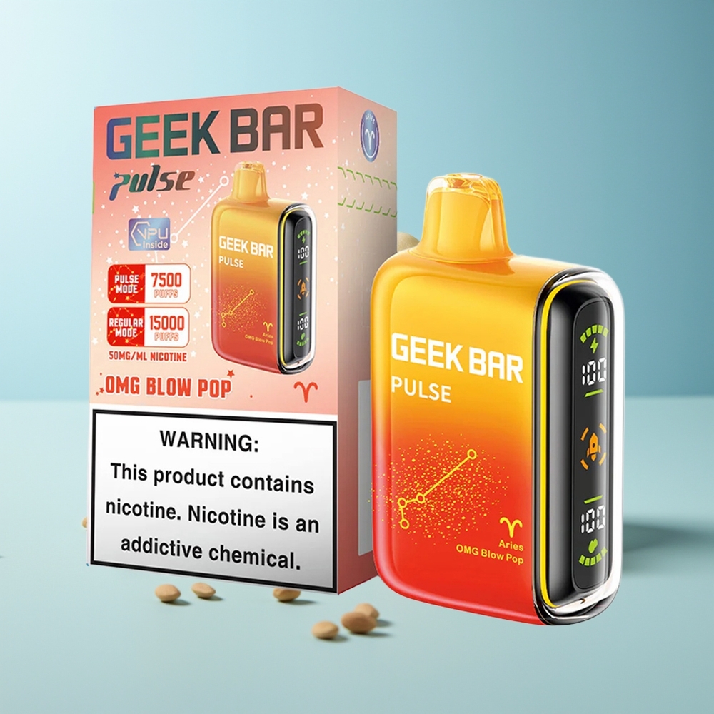 GEEK BAR Pulse 15 000 Пуфове 16ML 5% Зодии USB Type-C