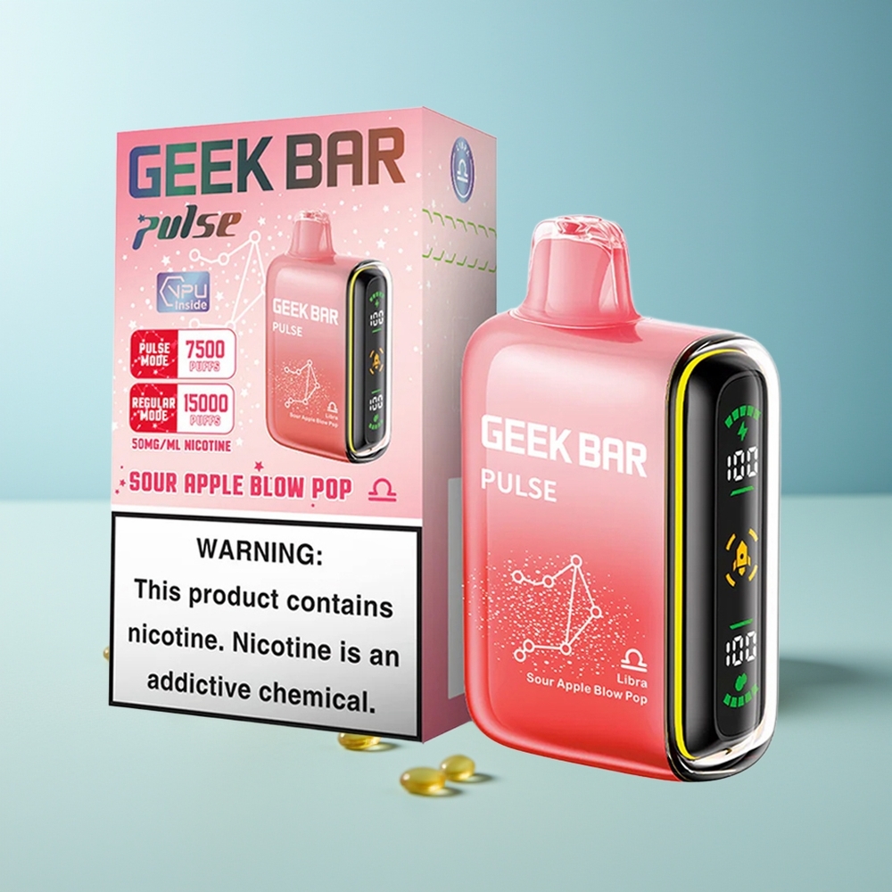 GEEK BAR Pulse 15 000 Пуфове 16ML 5% Зодии USB Type-C