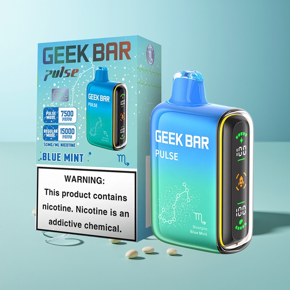 GEEK BAR Pulse 15 000 Пуфове 16ML 5% Зодии USB Type-C