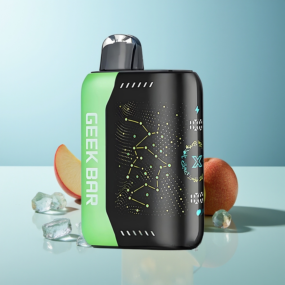 GEEK BAR Pulse X 25000 Пуфса Без Никотин 18mL Dual Mesh Coil 3D Екран USB Type-C