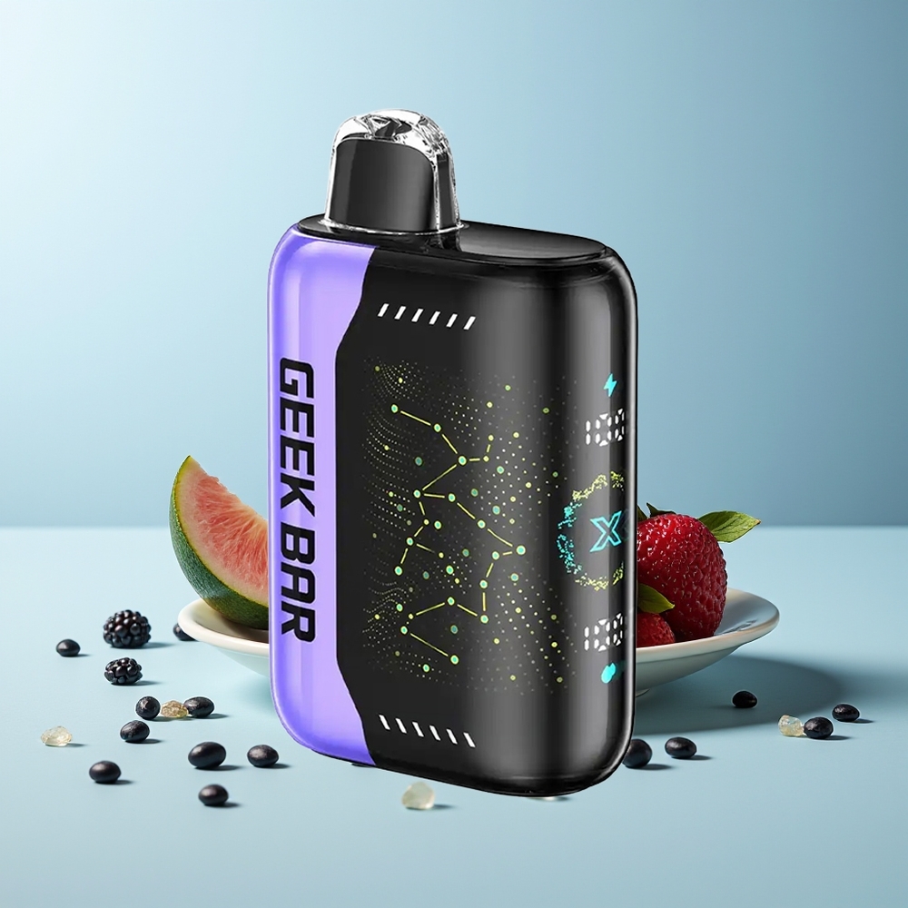 GEEK BAR Pulse X 25000 Вдишвания 18mL Е-течност Dual Mesh Coil USB Type-C