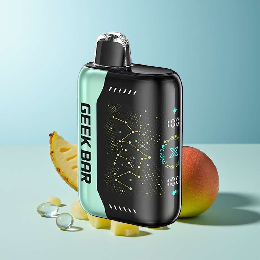 GEEK BAR Pulse X 25000 Вдишвания 18mL Е-течност Dual Mesh Coil USB Type-C