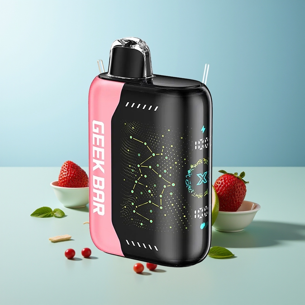 GEEK BAR Pulse X 25000 Вдишвания 18mL Е-течност Dual Mesh Coil USB Type-C