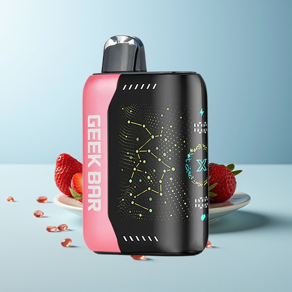 GEEK BAR Pulse X 25000 Вдишвания 18mL Е-течност Dual Mesh Coil USB Type-C