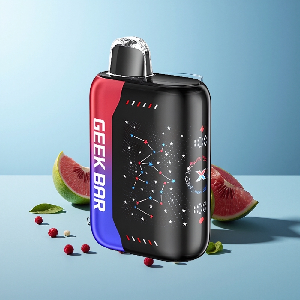 GEEK BAR Pulse X 25000 пуфа Двойна мрежова намотка и 3D извит индикаторен екран Патриот