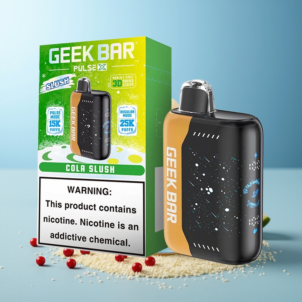 GEEK BAR Pulse X 25000 Пуфове Слъч Издание с Двойна Мрежова Намотка и USB Type-C Зарядно Гнездо