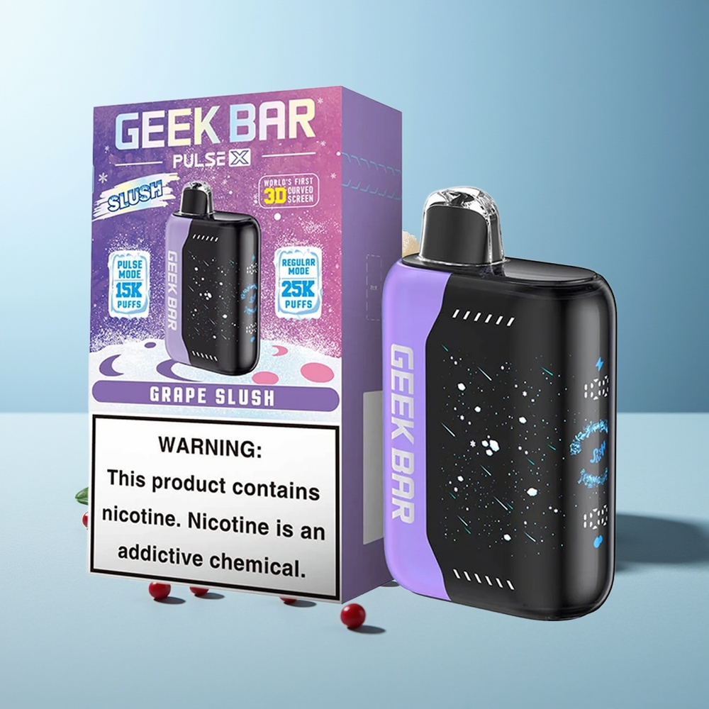 GEEK BAR Pulse X 25000 Пуфове Слъч Издание с Двойна Мрежова Намотка и USB Type-C Зарядно Гнездо
