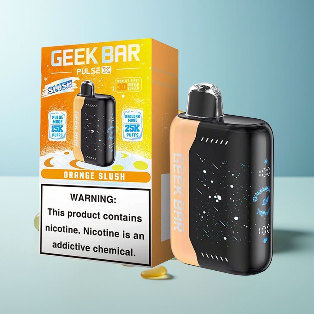 GEEK BAR Pulse X 25000 Пуфове Слъч Издание с Двойна Мрежова Намотка и USB Type-C Зарядно Гнездо
