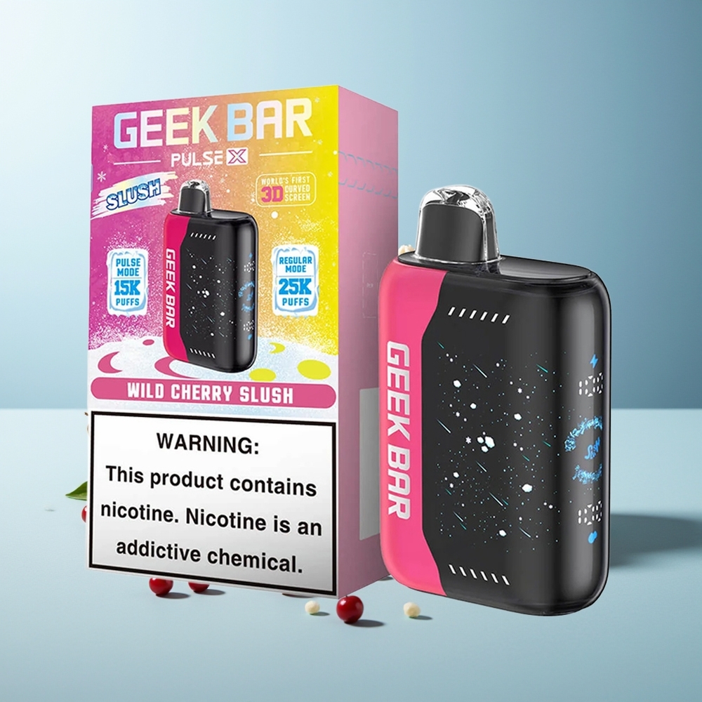 GEEK BAR Pulse X 25000 Пуфове Слъч Издание с Двойна Мрежова Намотка и USB Type-C Зарядно Гнездо