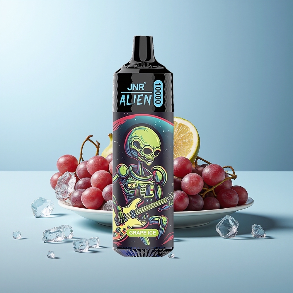JNR Alien 10000 Puffs Гроздов Лед RGB LED Type-C Quick Charge 850mAh