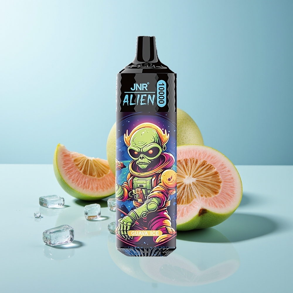 JNR Alien 10000 Пуфа Гуава Лед RGB LED Type-C Быстро Зареждане