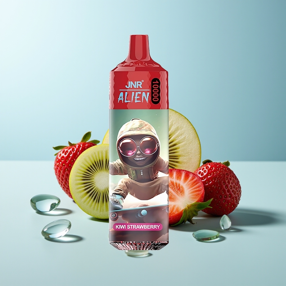 JNR Alien 10000 Пуфове Дисапозъбъл Вейп Киви Ягода RGB LED Type-C