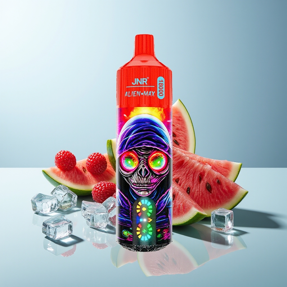 JNR Alien Max 18000 Пуфовa Двойна Мрежа и Двойно Ядро Малина Диня Лед