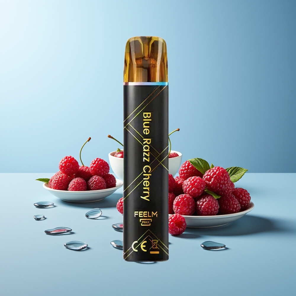 JNR Black&Golden 800 Puffs Синя Малина Череша 550mAh 2ml 2% Nicotine TPD Certified