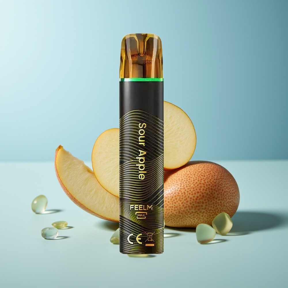 JNR Black&Golden 800 Puffs Кисела Ябълка 550mAh 2ml 2% Nicotine TPD