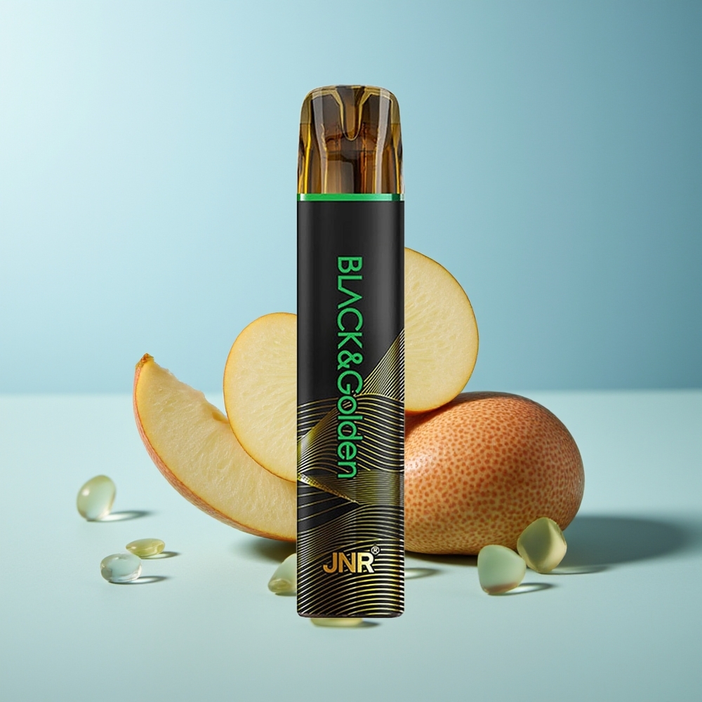 JNR Black&Golden 800 Puffs Кисела Ябълка 550mAh 2ml 2% Nicotine TPD