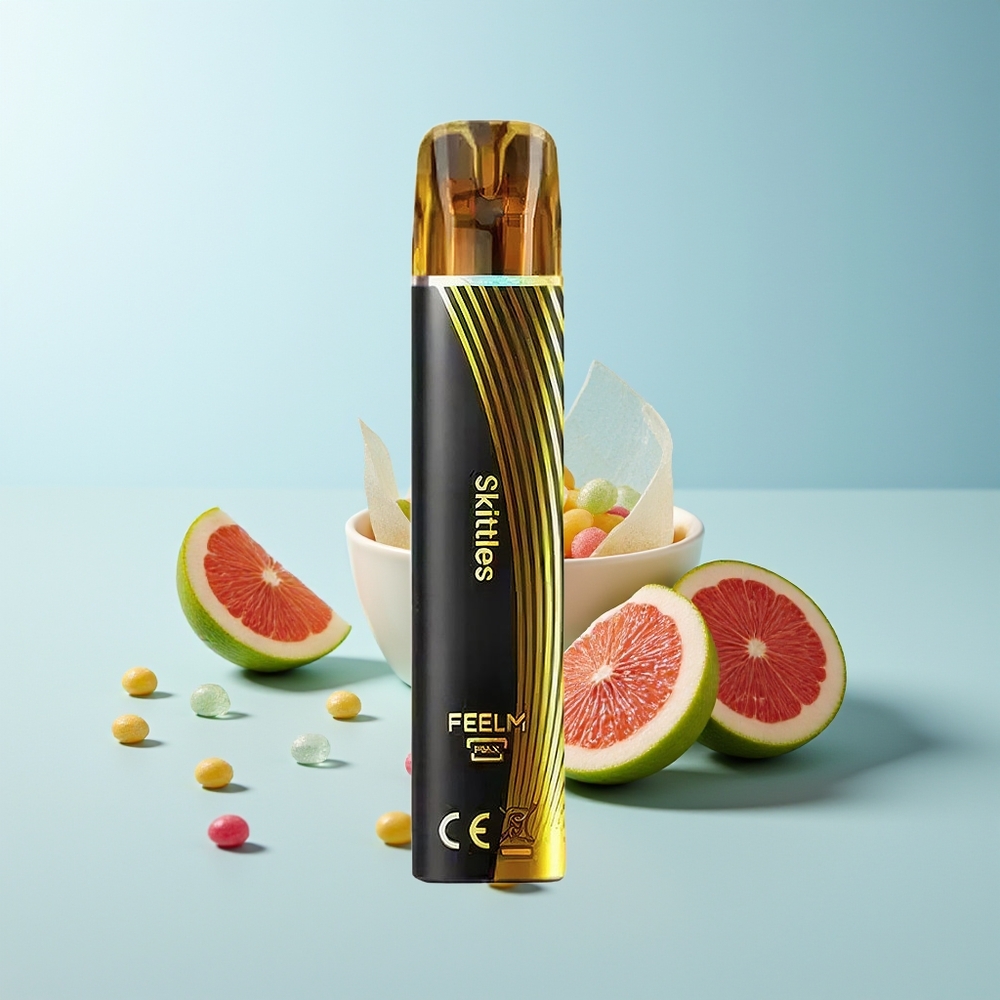 JNR Black&Golden 800 пуфове Skittles 550mAh 2ml 2% Nicotine без зареждане TPD