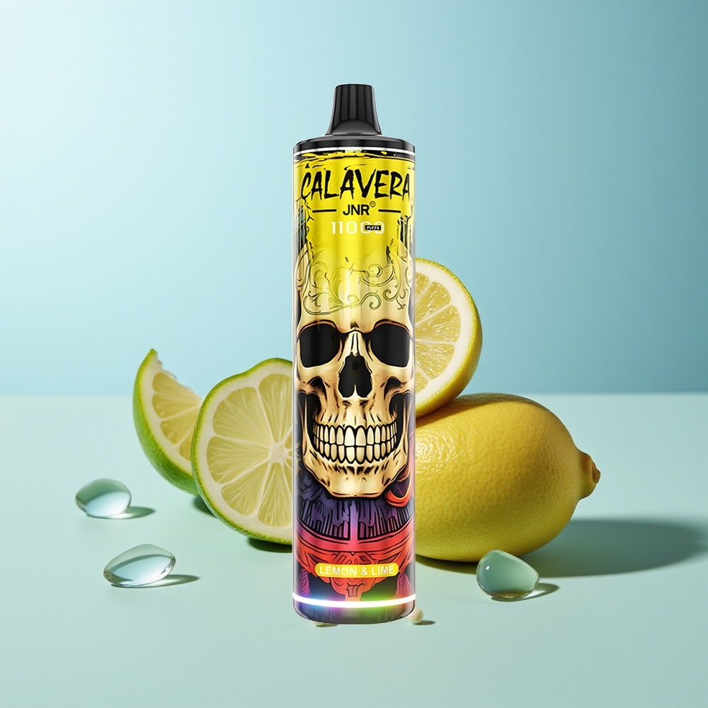 JNR Calavera 11000 Пуфове Диспосабул Вейп Лимон & Лайм Тип-C Зарядно Гнездо 850 mAh Батерия