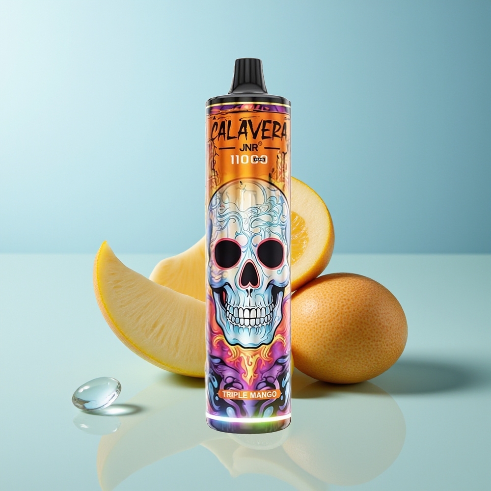 JNR Calavera 11000 Пуфове Тройна Манго Тип-C 850mAh 21ml 1.0ohm