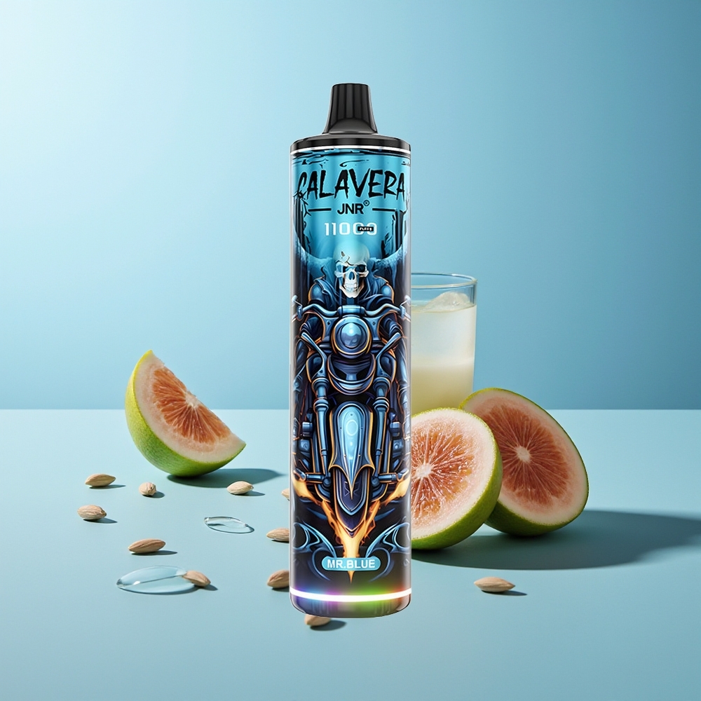 JNR Calavera 11000 Пуфове Господин Син Тип-C 850mAh 21ml 1.0ohm Mesh