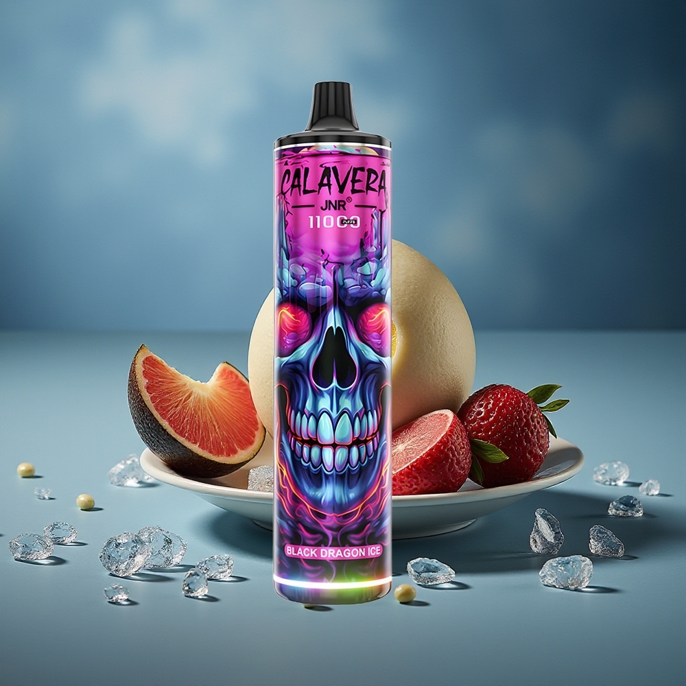 JNR Calavera 11000 Пуфове Черен Дракон Лед