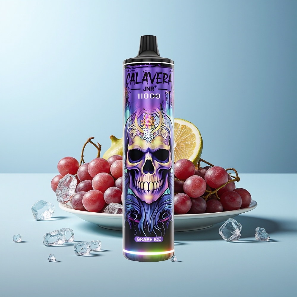 JNR Calavera 11000 Пуфове Гроздов Лед (Type-C 850mAh 21ml 1.0ohm Mesh)