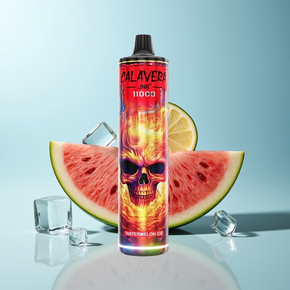JNR Calavera 11000 Пуфове Диспозъбъл Вейп Диня Лед Type-C 850mAh 21ml 1.0ohm Mesh